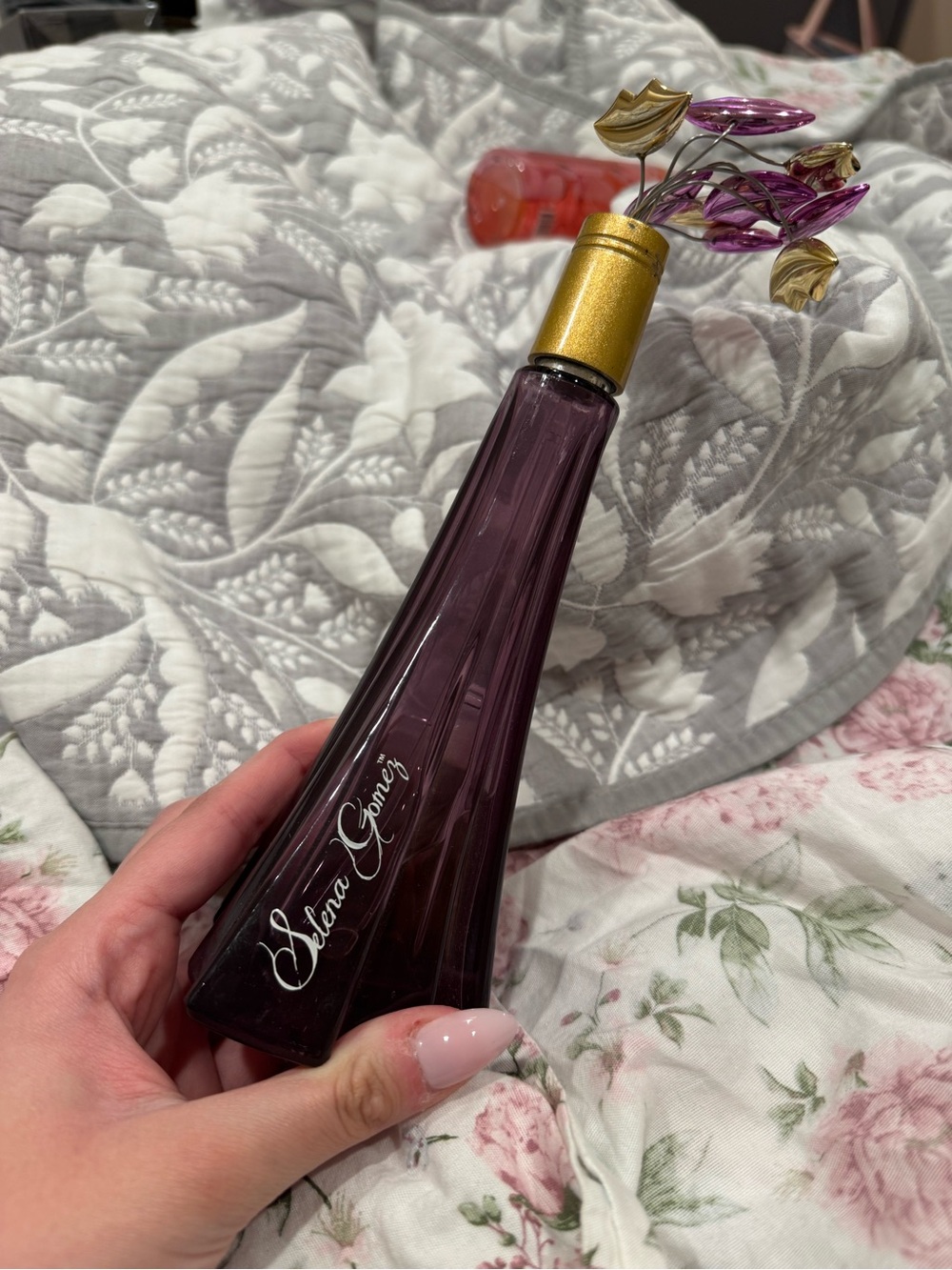 Selena Gomez Purple Glass Perfume